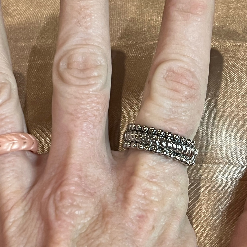 Silver Elastic Ring